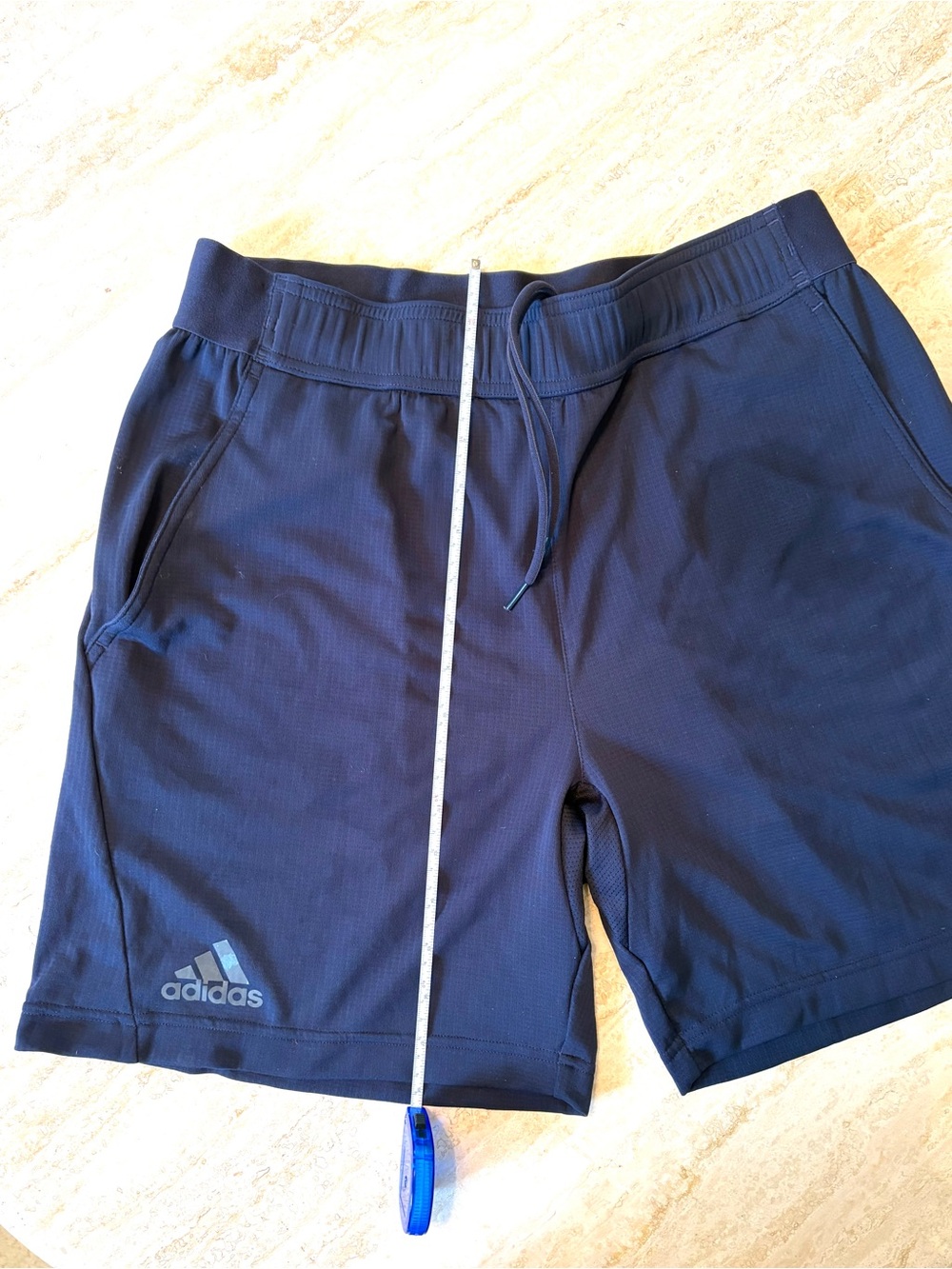 adidas Men's Dark Navy Athletic Training Shorts Size L